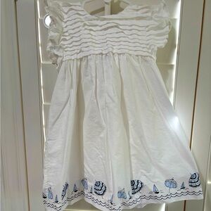 Janie & Jack Nautical adorable dress! Barely worn!
